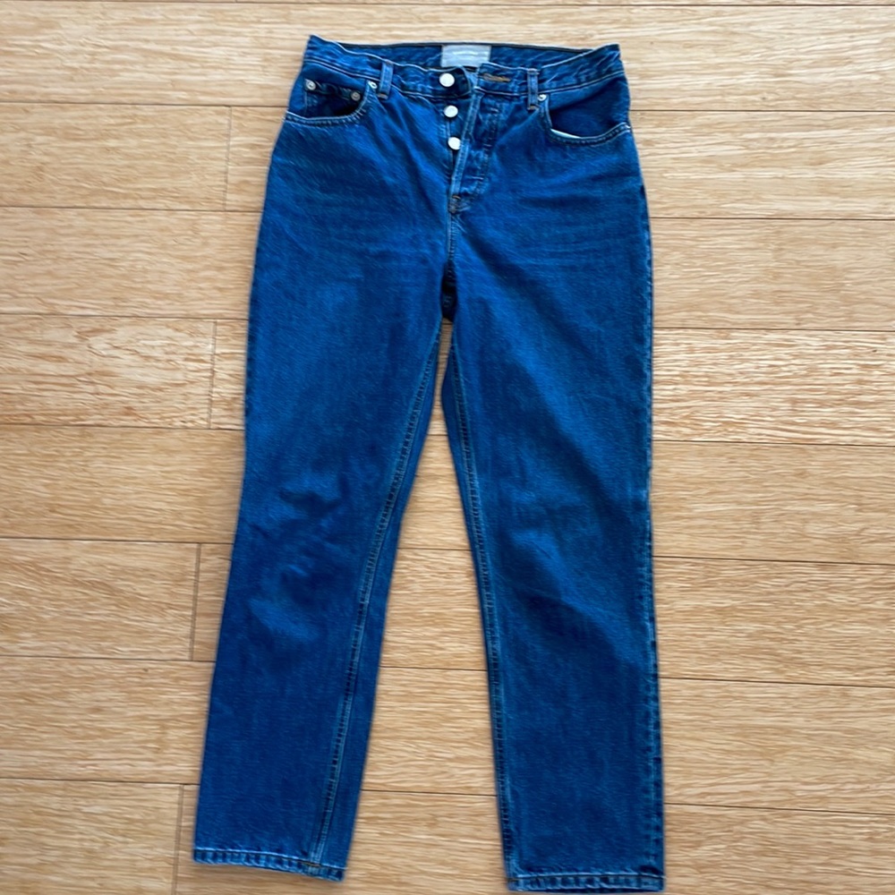 Everlane Cheeky Jean Dark Wash 28 Regular